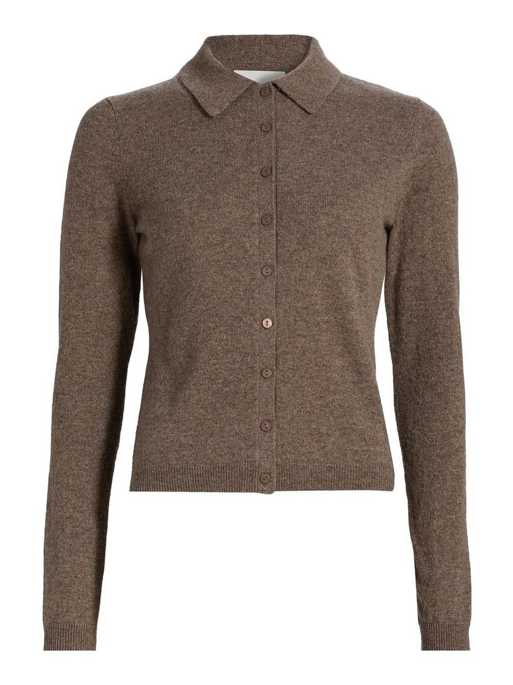 Reformation Florentina Cashmere Collared Cardigan Sweater